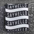 セイハロー SAYHELLO ピグメントダイ 胸ロゴ刺繍 パーカー メンズ import:M
