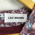 リリーブラウン Lily Brown 22AW ほぐしフラワーサテンプリーツOP レディース ONE SIZE