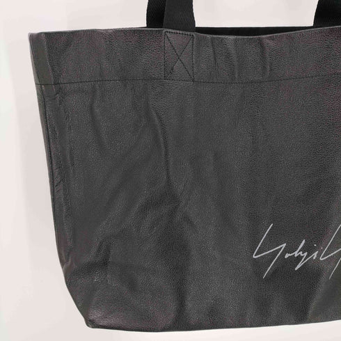 ヨウジヤマモト Yohji Yamamoto SIGNATURE LEATHER MINI TOTE BAG メンズ