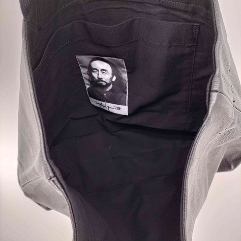 ヨウジヤマモト Yohji Yamamoto SIGNATURE LEATHER MINI TOTE BAG メンズ