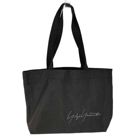 ヨウジヤマモト Yohji Yamamoto SIGNATURE LEATHER MINI TOTE BAG メンズ