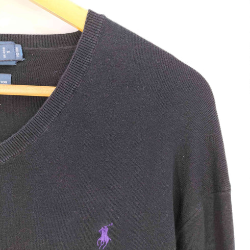 ポロバイラルフローレン Polo by RALPH LAUREN ポニー刺繍 Vネック ピマ コットン ニット メンズ import:XL