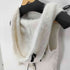 エピヌ epine ribbon shaggy knit hoodie レディース