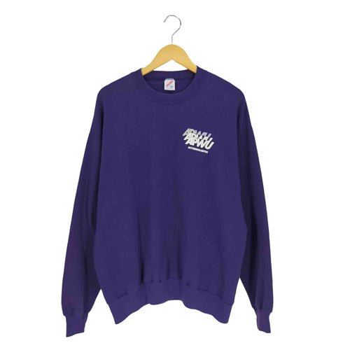 ジャージーズ JERZEES 企業ロゴプリント クルーネックスウェット メンズ import:XL