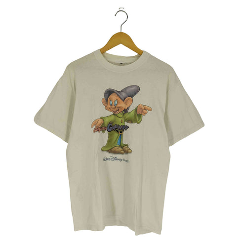キャラクタープリント クルーネックTシャツ メンズ