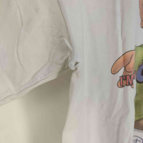 キャラクタープリント クルーネックTシャツ メンズ