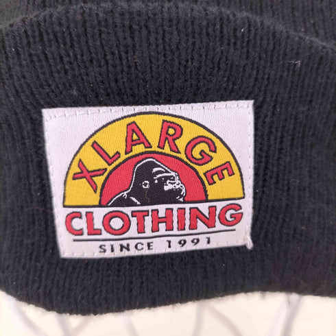 エクストララージ XLARGE ワンポイントワッペンビーニーキャップ メンズ