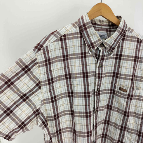 カーハート Carhartt 90-00S マドラスチェック B.D S/S シャツ メンズ import:XL