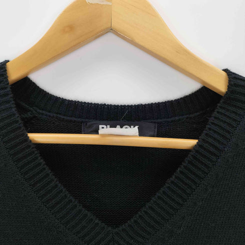 ブラックコムデギャルソン BLACK COMME des GARCONS ニットドッキング ノースリーブワンピース レディース JPN:M
