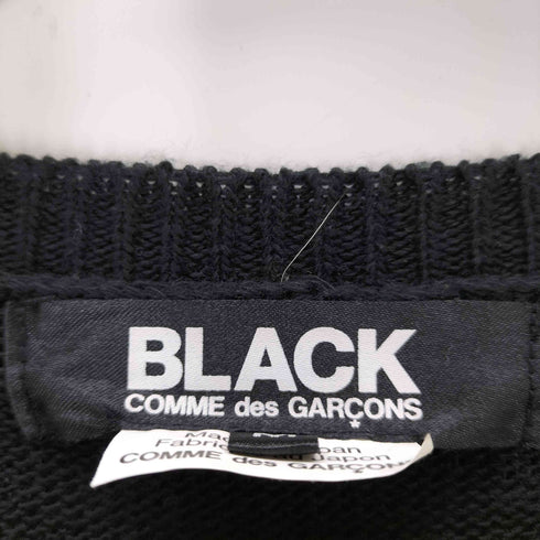 ブラックコムデギャルソン BLACK COMME des GARCONS ニットドッキング ノースリーブワンピース レディース JPN:M