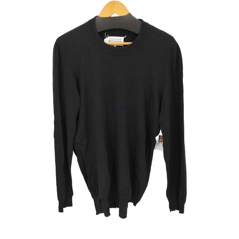 メゾンマルタンマルジェラ Maison Martin Margiela 15SS ダメージデザイン ウール混 クルーネックニット メンズ import:L