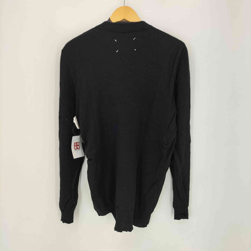 メゾンマルタンマルジェラ Maison Martin Margiela 15SS ダメージデザイン ウール混 クルーネックニット メンズ import:L