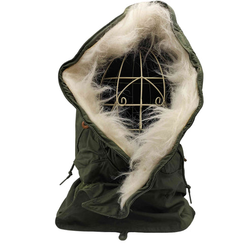 ユーエスアーミー U.S. ARMY 70S W/SYNTHETIC FUR RUFF OG-107 M-65 M-51 Parka Attachment ファー フード ヘッドウェア 1977年製 メンズ