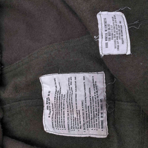ユーエスアーミー U.S. ARMY 70S W/SYNTHETIC FUR RUFF OG-107 M-65 M-51 Parka Attachment ファー フード ヘッドウェア 1977年製 メンズ