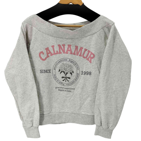 ダズリン dazzlin CALNAMUR カルミアプリント オフショルダー プルオーバー レディース FREE