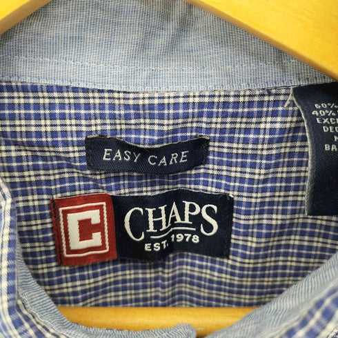 チャップスラルフローレン CHAPS RALPH LAUREN EASY CARE チェック BD S/S シャツ メンズ JPN:M