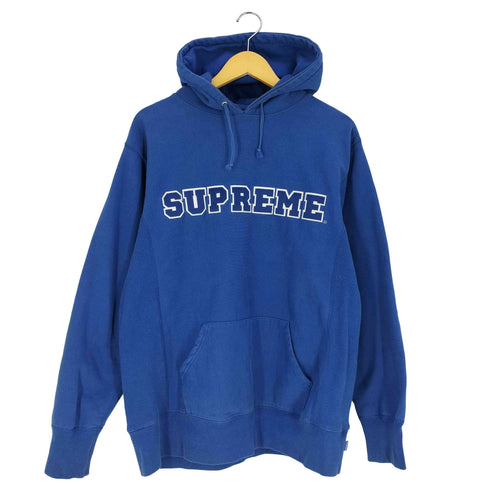シュプリーム Supreme カナダ製 初期 紙タグ ロゴ刺繍 プルオーバーパーカー メンズ import:L
