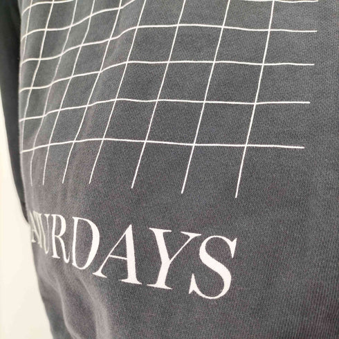 サタデーズニューヨークシティ Saturdays NYC フロントプリント クルーネックスウェット メンズ import:S