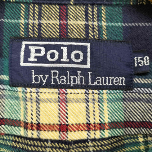 ポロバイラルフローレン Polo by RALPH LAUREN ポロ刺繍 チェックシャツ レディース 150