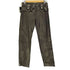 ドルチェアンドガッバーナ DOLCE&GABBANA 2000SS レザーボンテージバイカーパンツ レディース 40