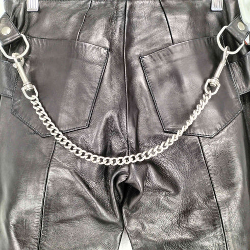 ドルチェアンドガッバーナ DOLCE&GABBANA 2000SS レザーボンテージバイカーパンツ レディース 40