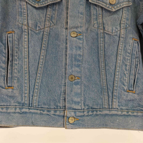 リーバイス Levis USA製 57508-0214 リメイクレザー デニムジャケット レディース JPN:M