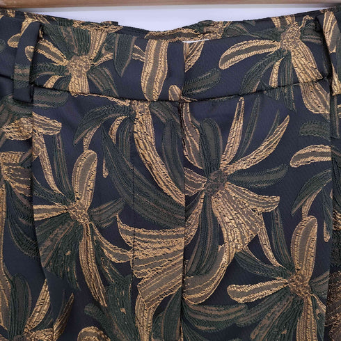 トゥデイフル TODAYFUL Jacquard Slit Trousers ジャガードスリットトラウザーズ レディース JPN:38