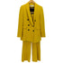 ザラ ZARA COSTUME VESTE BLAZER ダブルブレスト テーラードジャケット フレアスラックス レディース xs