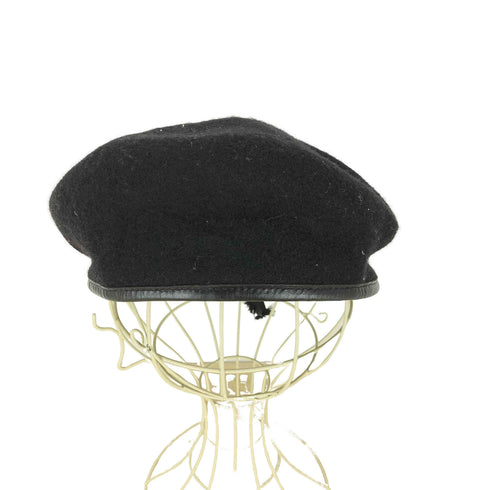 ユーエスアーミー U.S. ARMY DSCP 03年会計 Military Beret Wool Black 米軍実物 レディース