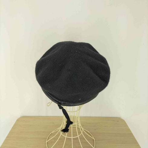 ユーエスアーミー U.S. ARMY DSCP 03年会計 Military Beret Wool Black 米軍実物 レディース