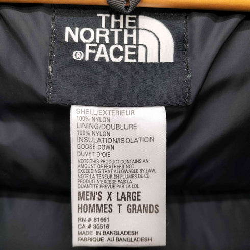 ザノースフェイス THE NORTH FACE 00S ヌプシ ダウンジャケット センターロゴ刺繍 メンズ import:XL