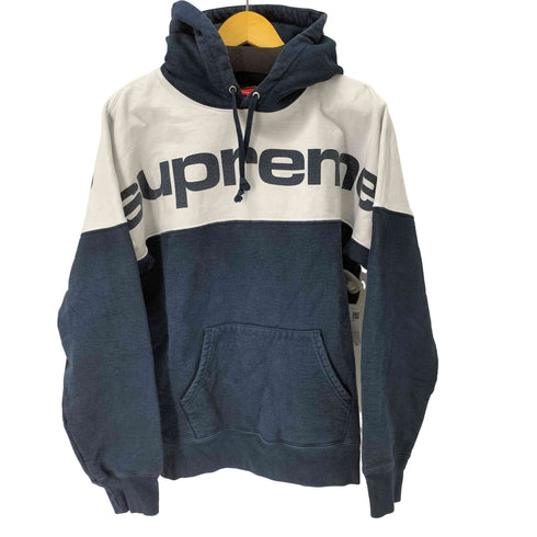 シュプリーム Supreme 17AW BLOCKED HOODED SWEATSHIRT メンズ import:L