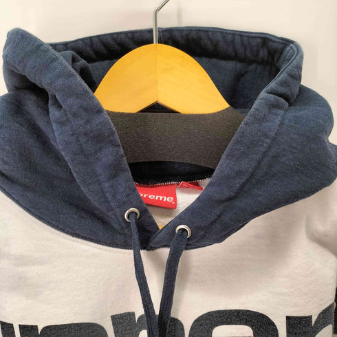 シュプリーム Supreme 17AW BLOCKED HOODED SWEATSHIRT メンズ import:L
