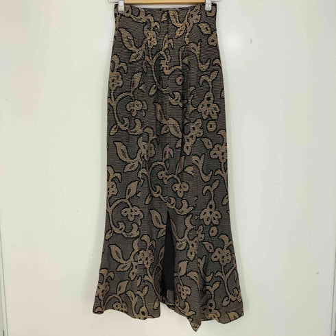 トゥデイフル TODAYFUL Jacquard Leaf Pencilskirt ジャガードリーフペンシルスカート レディース JPN:36