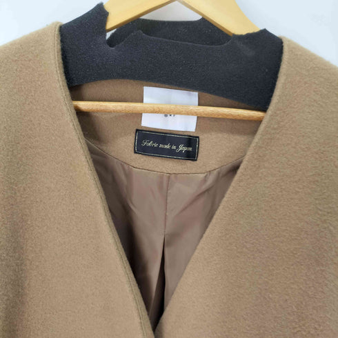 アメリ AMERI 2WAY NO COLLAR BELT COAT レディース JPN:S