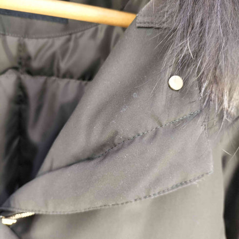 ユナイテッドアローズグリーンレーベルリラクシング UNITED ARROWS green label relaxing 2WAY ファー ノーステッチ ダウン コート レディース 34