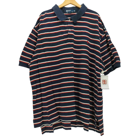 ポロバイラルフローレン Polo by RALPH LAUREN ポニー刺繍 ボーダー柄 S/S ポロシャツ メンズ 4XB