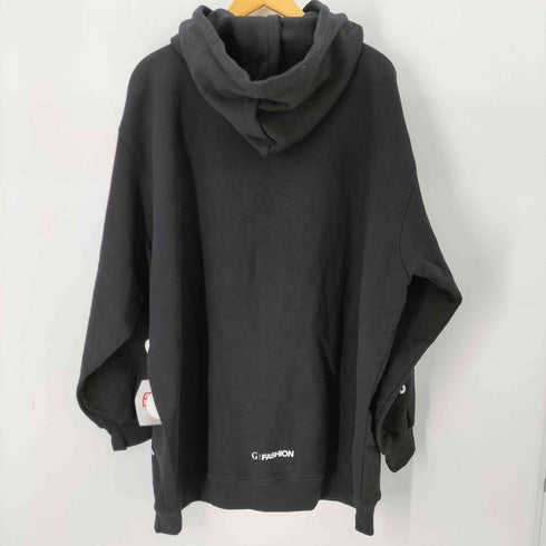 G|FASHION MADE IN ITARY メッセージプリントオーバーサイズパーカー メンズ import:XXL