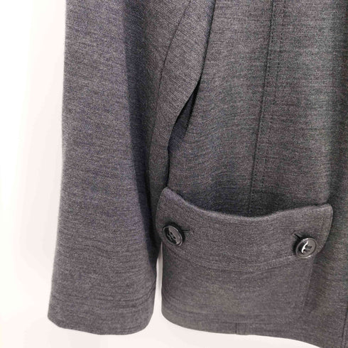 バーバリーロンドン BURBERRY LONDON ノーカラー ウール ブルゾンジャケット レディース DE:38