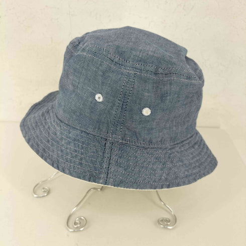 ステューシー Stussy ロゴプリント デニム バケットハット メンズ M
