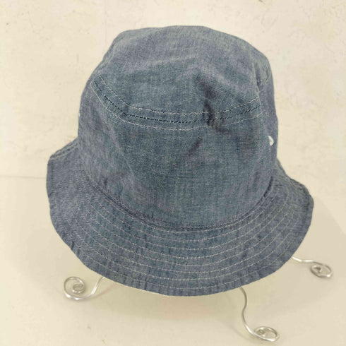 ステューシー Stussy ロゴプリント デニム バケットハット メンズ M