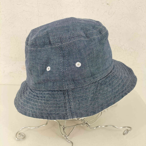 ステューシー Stussy ロゴプリント デニム バケットハット メンズ M