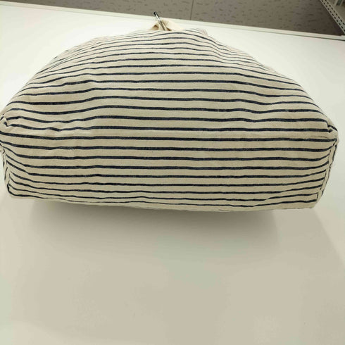 トリーバーチ TORY BURCH ボーダー キャンバス トートバッグ レディース