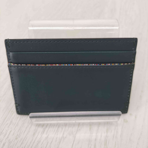 ポールスミス Paul Smith ロゴ刻印レザーパスケース メンズ