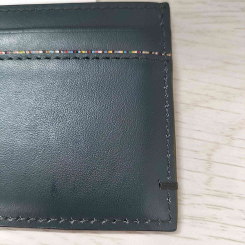 ポールスミス Paul Smith ロゴ刻印レザーパスケース メンズ