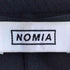NOMIA フロントジップ ノースリーブ クロップドレングス オールインワン レディース 0