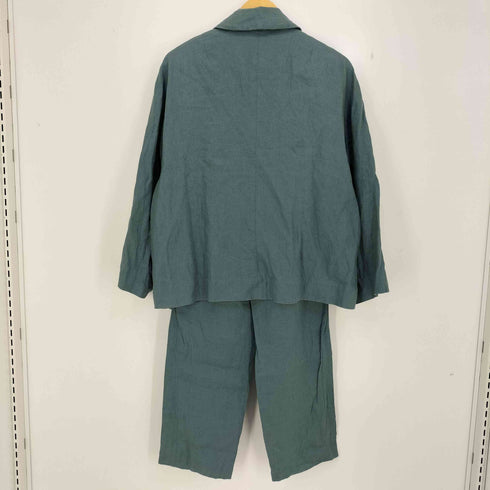 H アッシュ リネン ジャケット&パンツ セットアップ レディース