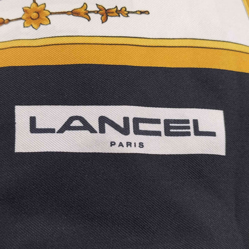 ランセル LANCEL 総柄シルクスカーフ レディース