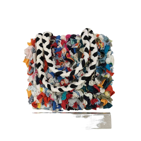 マークバイマークジェイコブス Marc by Marc Jacobs マルチカラー 編み込み ミニハンドバッグ レディース