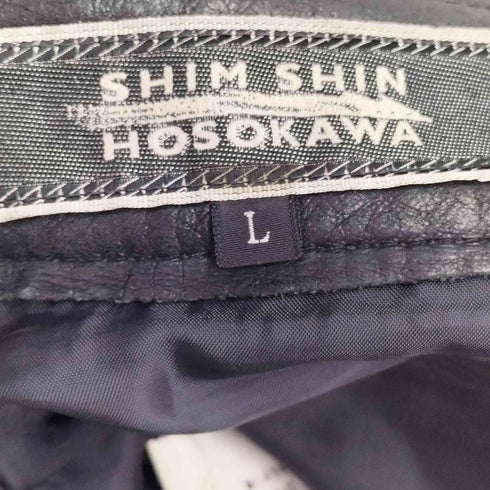 SHIM SHIN HOSOKAWA レザーパンツ メンズ JPN:L